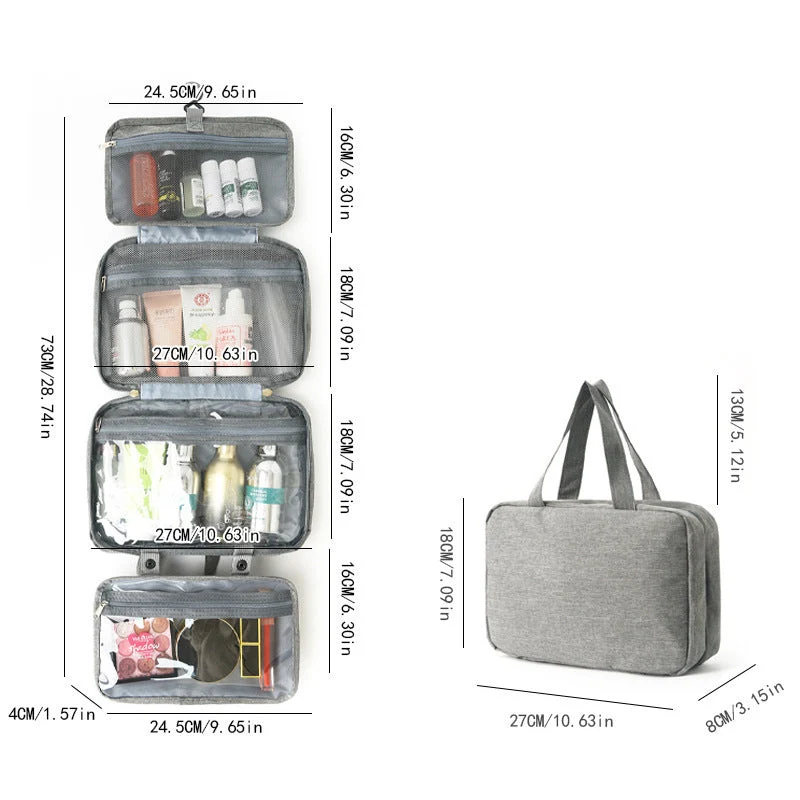 Unisex Organizer Bag med to separate rom Luvikno