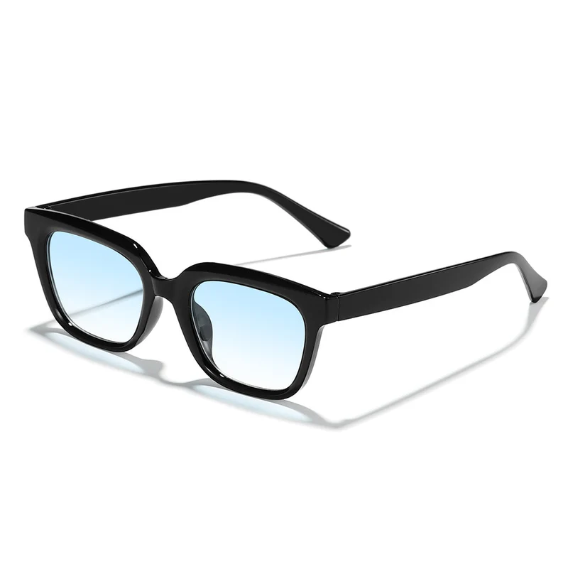 Dame Moderne firkantet solbriller med stilfull ramme i transparent Luvikno