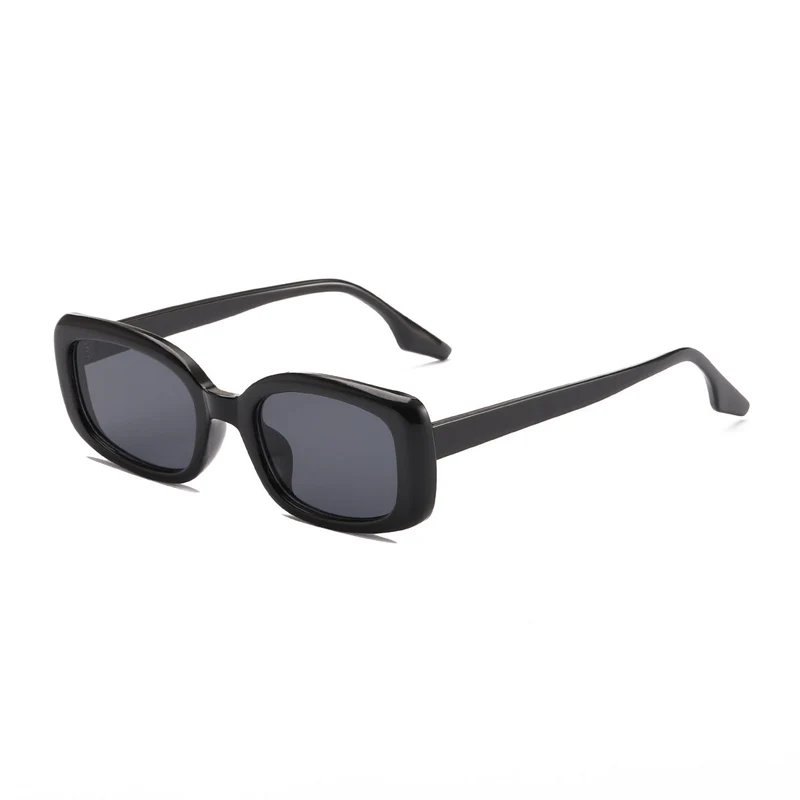 Dame stor kvadratisk solbrille med moderne ramme og UV-beskyttelse Luvikno