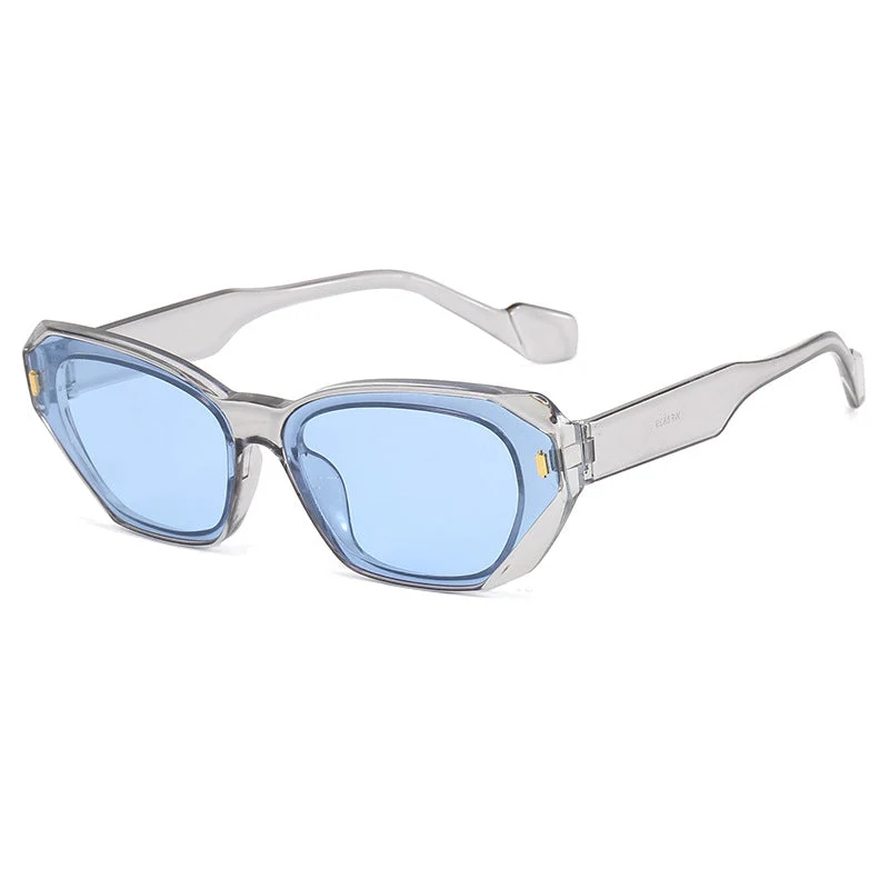 Dame futuristisk diamant-solbrille Luvikno