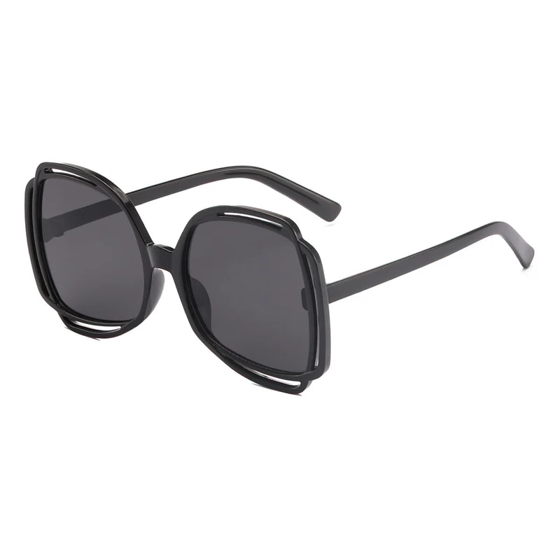 Dame Fasjonssolbrille med moderne ramme og UV-beskyttelse Luvikno