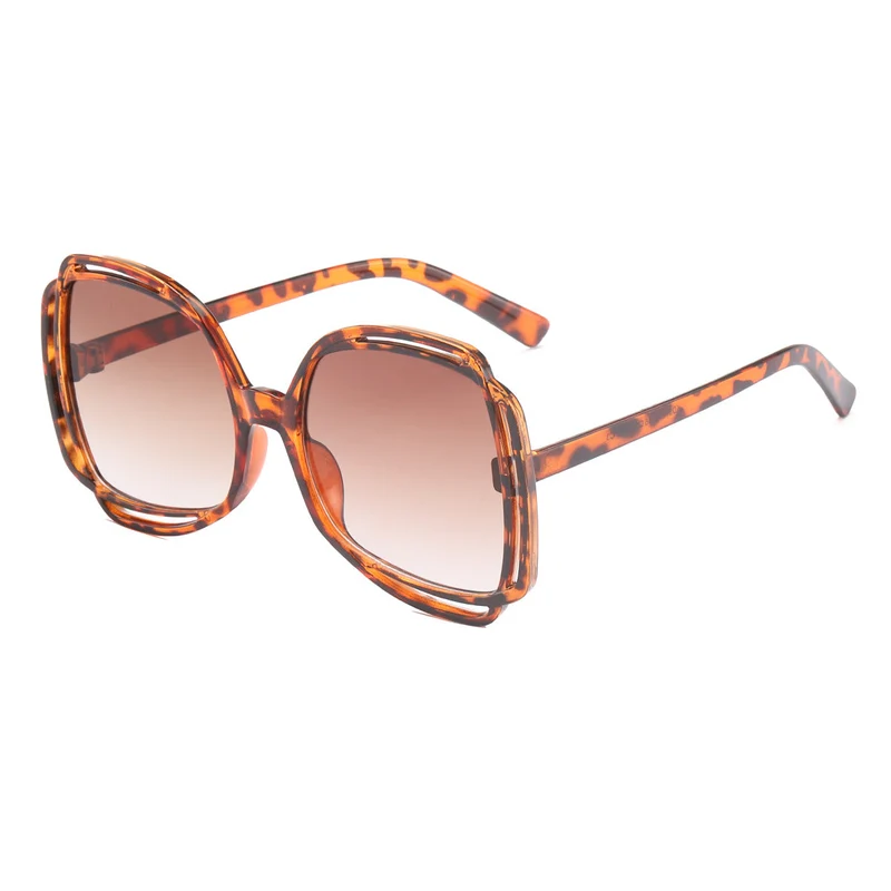 Dame Fasjonssolbrille med moderne ramme og UV-beskyttelse Luvikno