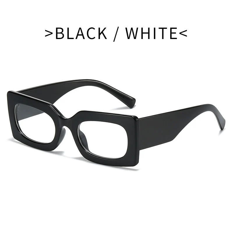 Dame Fashion-solbrille i moderne firkantet design Luvikno