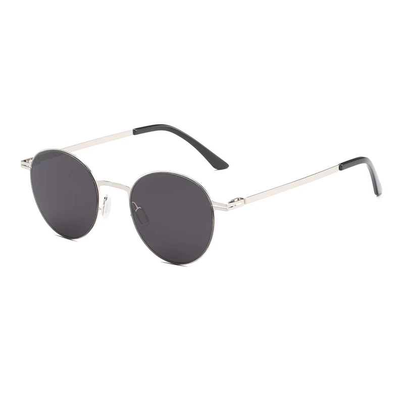 Dame elegant rund solbrille med UV-beskyttelse Luvikno