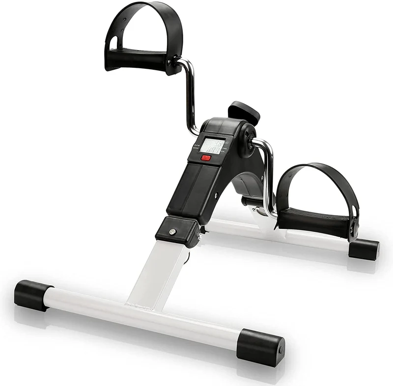 Mini-Home Trainer Fitness Bike Leg Trainer med LCD Display | Luvikno