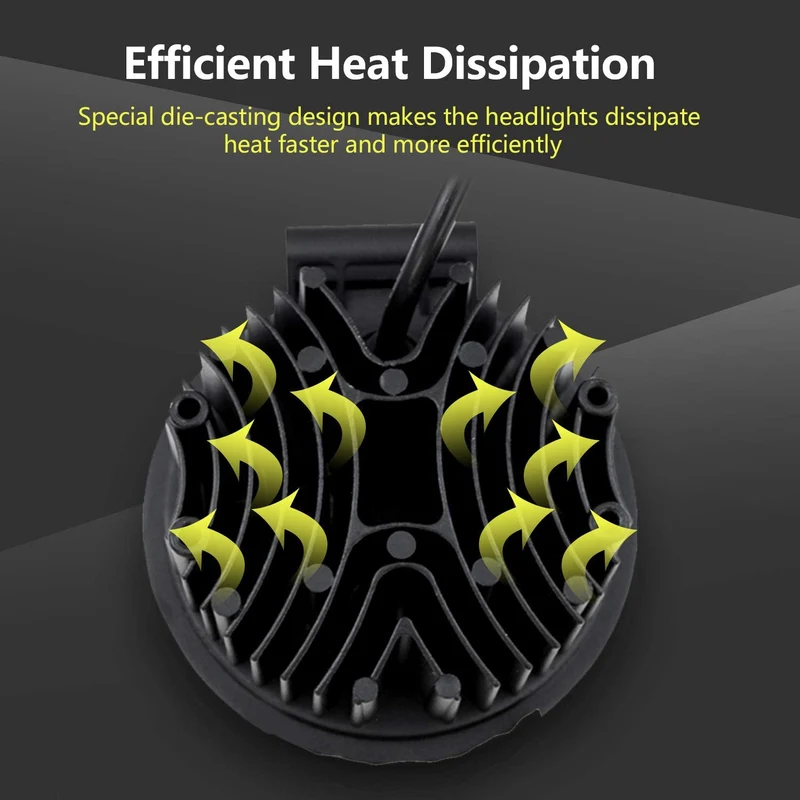 LED Arbeidslys 6X 27W Spotlight | Luvikno