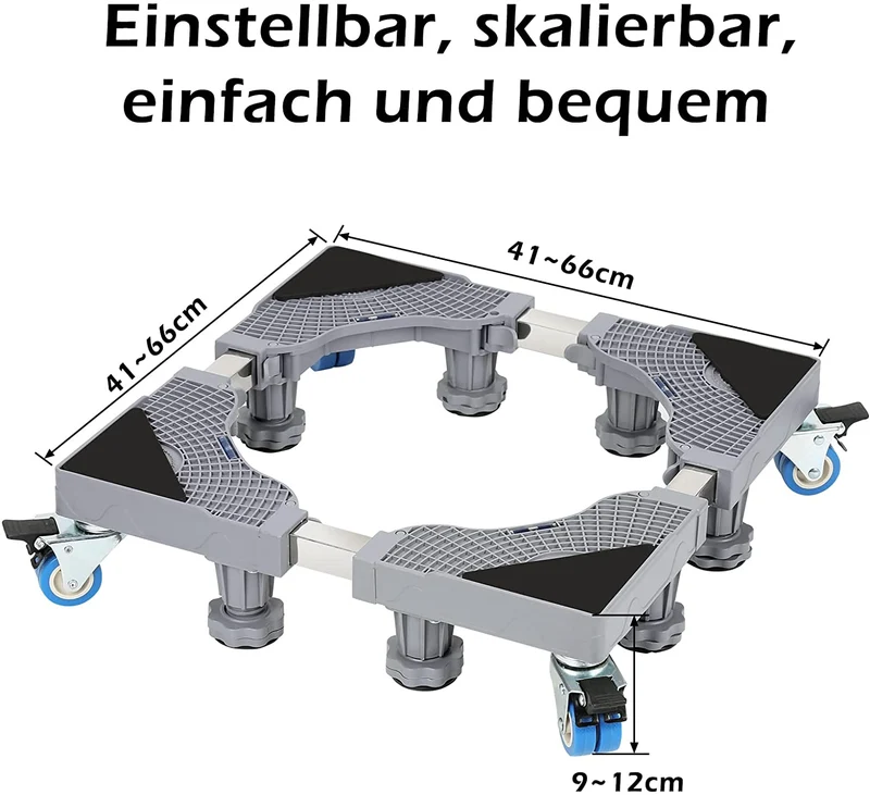 Vaskemaskin understell base justerbar | Luvikno