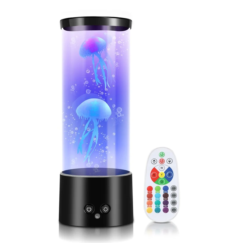 Jellyfish Lampe RGB med Fjernkontroll | Luvikno