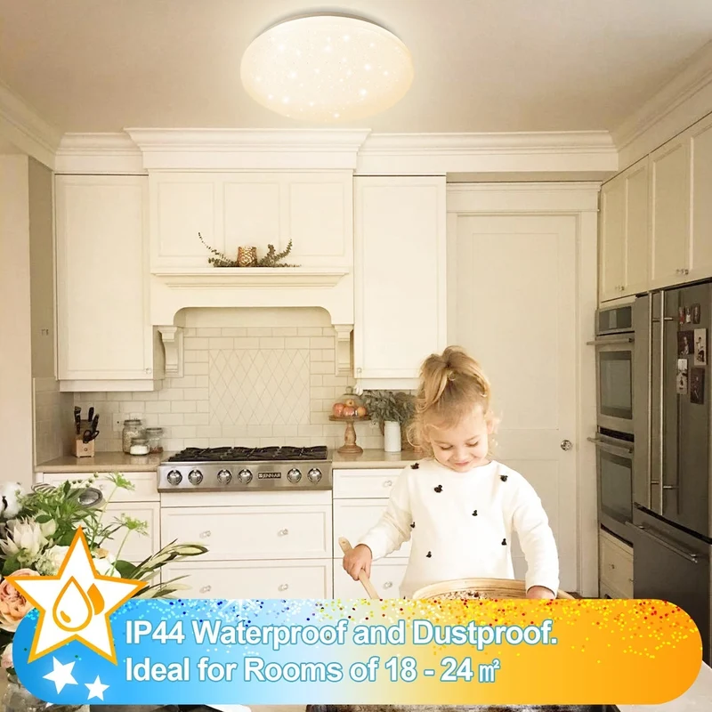 24W LED taklampe dimbar med stjernehimmeleffekt | Luvikno
