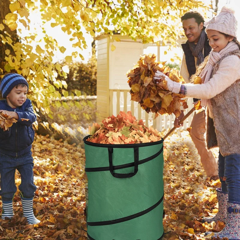 Gartensack Pop Up Hageavfallssekk 170L med Håndtak | Luvikno