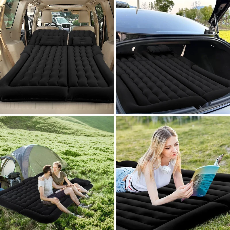 Air Bed Bil Luftmadrass med Pute | Luvikno