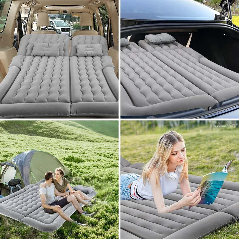 Air Bed Bil Luftmadrass med Pute | Luvikno