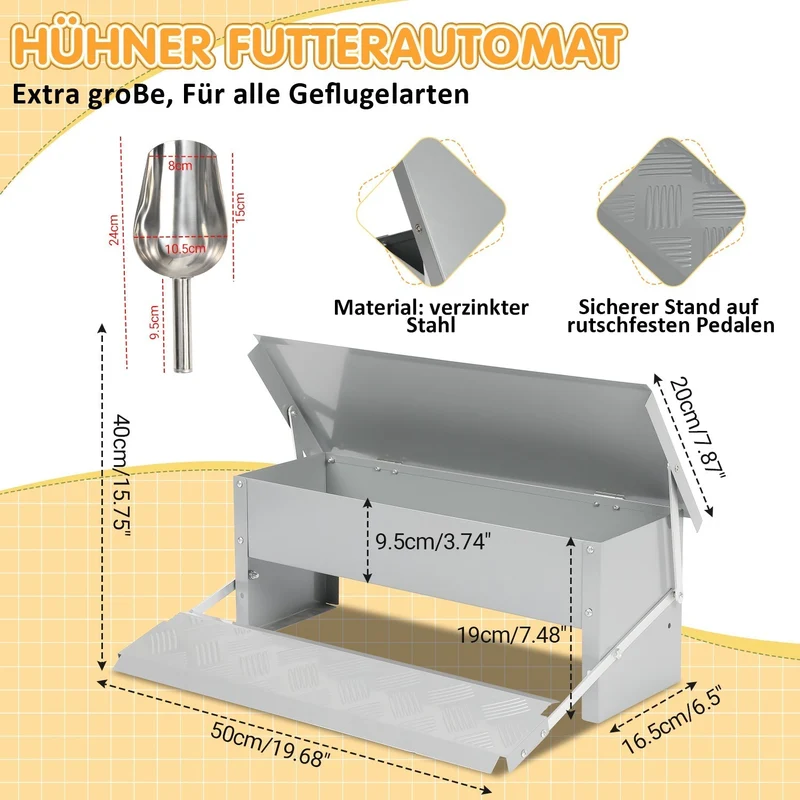 Fôr dispenser fôr med hansker 5kg | Luvikno
