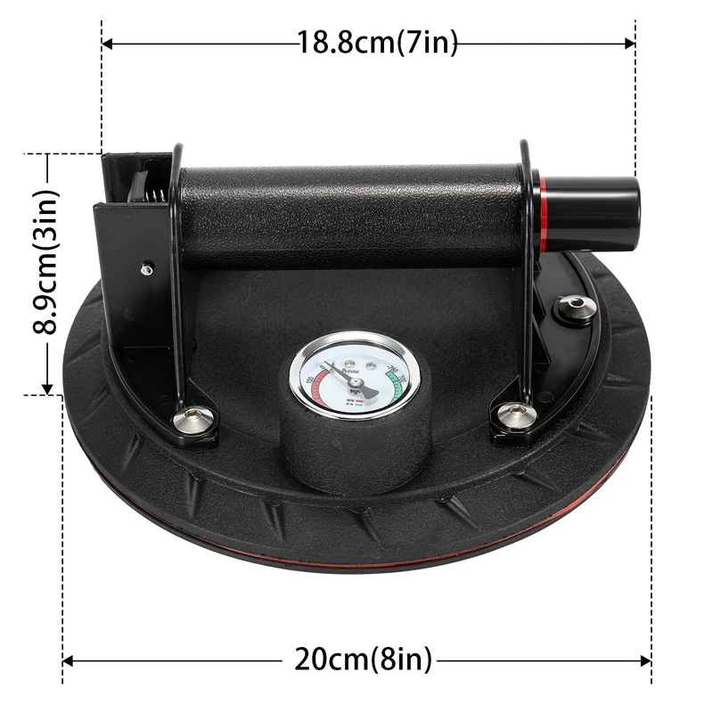 Sugestativ holder med trykkvisning 1 stk maks.100KG | Luvikno