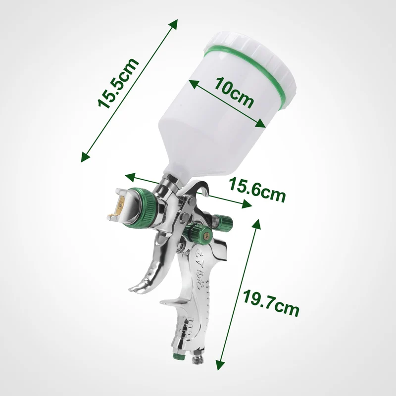 HVLP Spray Gun Spray Gun Set med rustfritt stål dyse | Luvikno