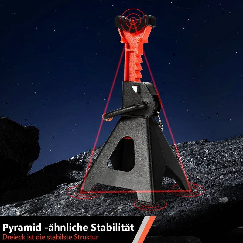 Heavy Duty Support Stand 3T 2 Pieces | Luvikno