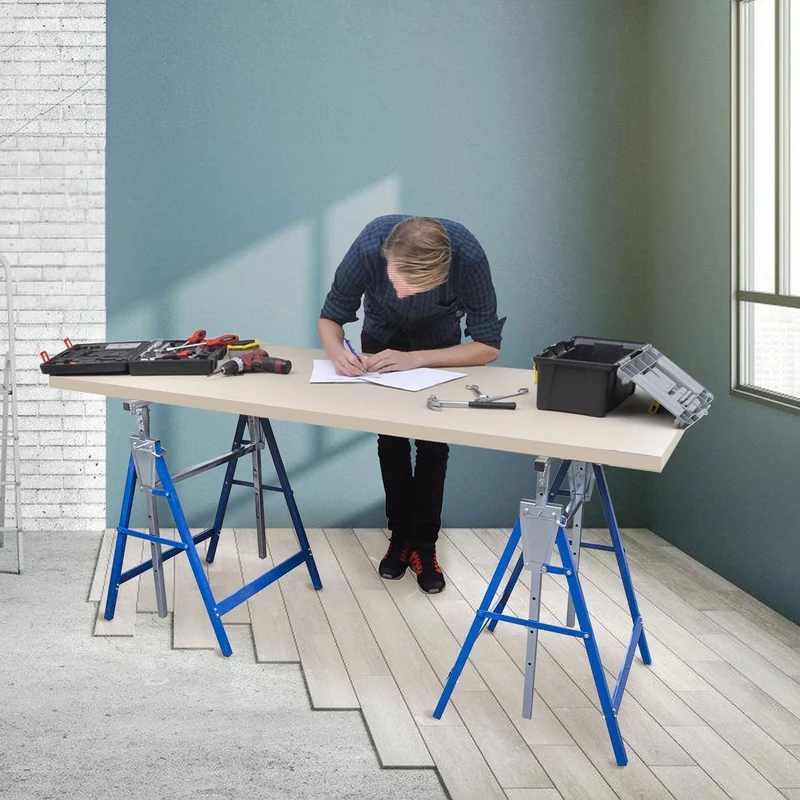 2x Stillstandere Folding Stands 7-fold høydejusterbare | Luvikno