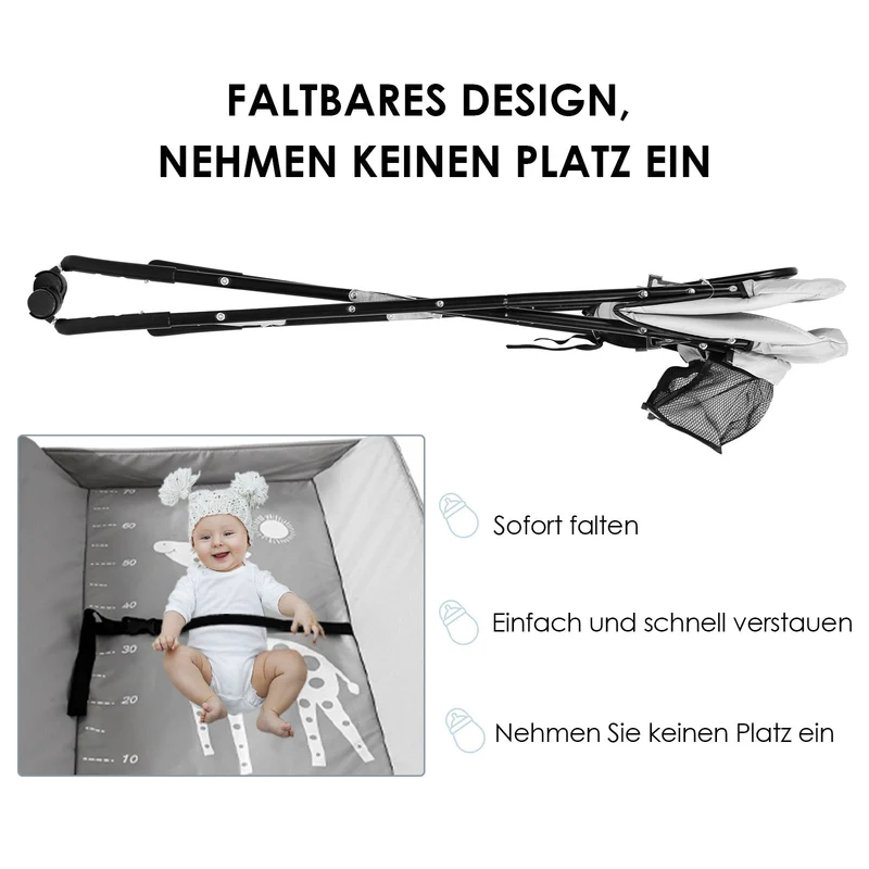 Sammenleggbar Stellebord Baby Stelleenhet | Luvikno