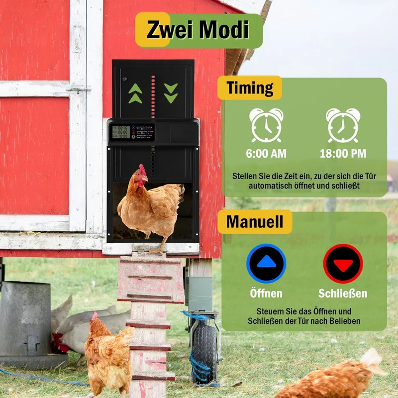 Kylling klaff automatisk timer | Luvikno