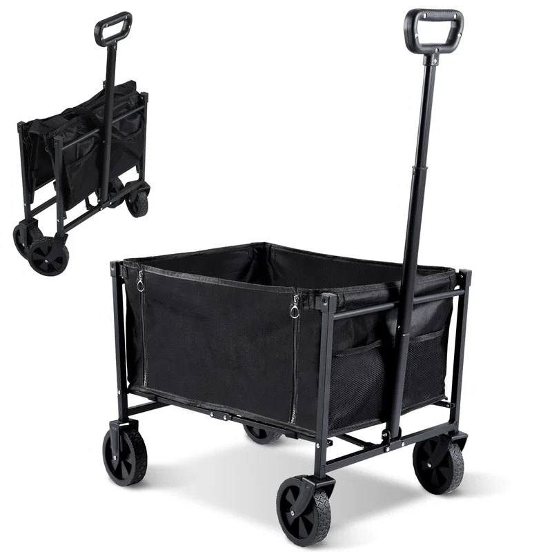 Sammenleggbart vogn transportvogn 60L | Luvikno