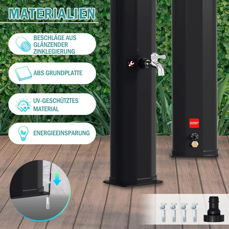 Solardusj 35L hagedusj inkl. beskyttelsesdeksel | Luvikno