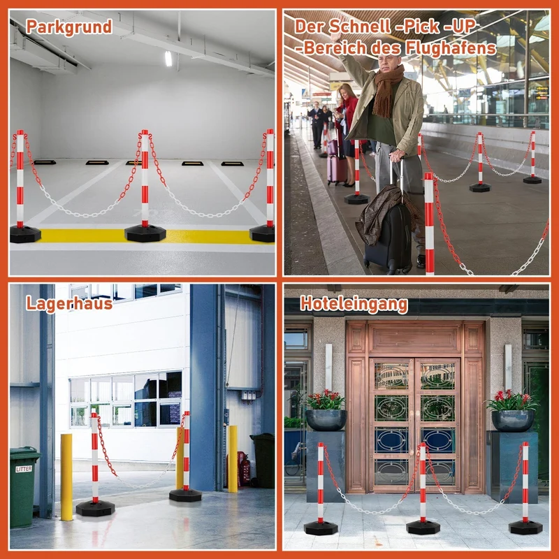 Barrier post chain post with chain length 1.4 m | Luvikno
