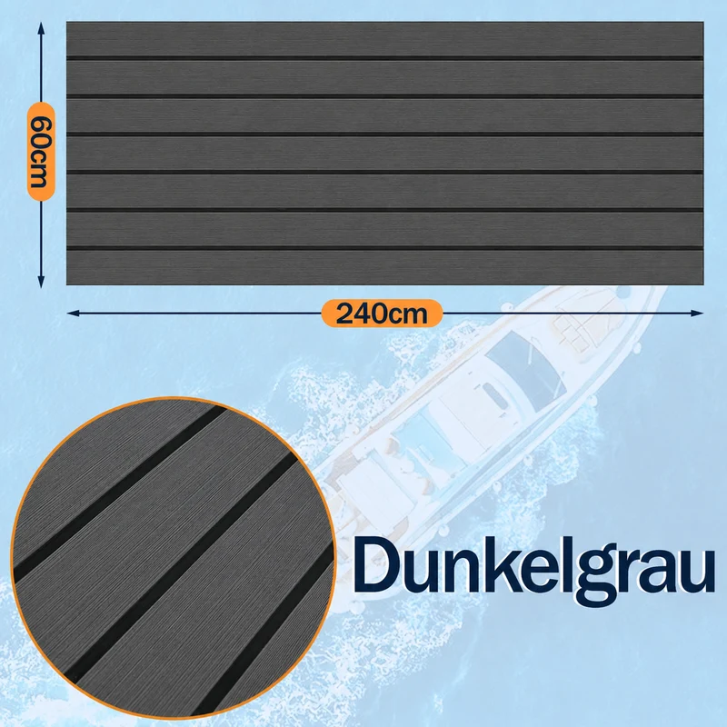 Boot Gulv EVA Teak Gulv Selvklebende | Luvikno