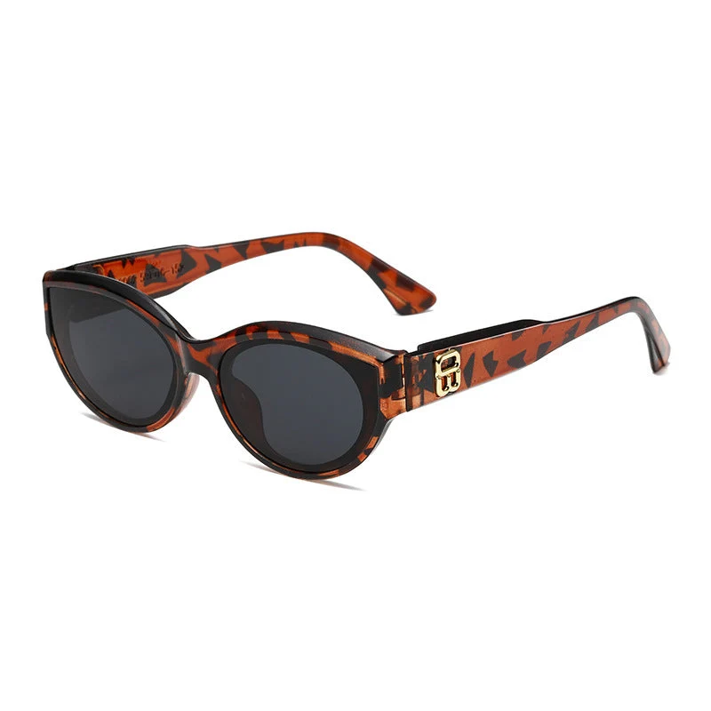 Dame trendy Cat-Eye solbriller med luksuriøs design Luvikno
