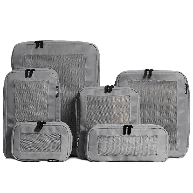 Unisex lagringsposer sett med transparente rom Luvikno