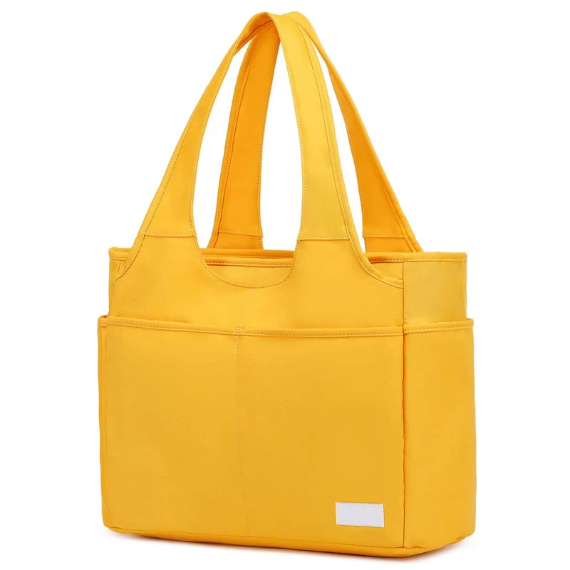 Kvinnes moderne tote bag med store rom Luvikno