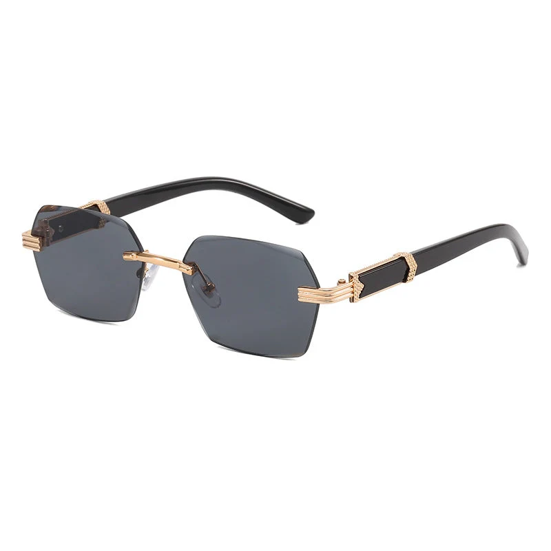Dame Trendy geometriske solbriller Luvikno