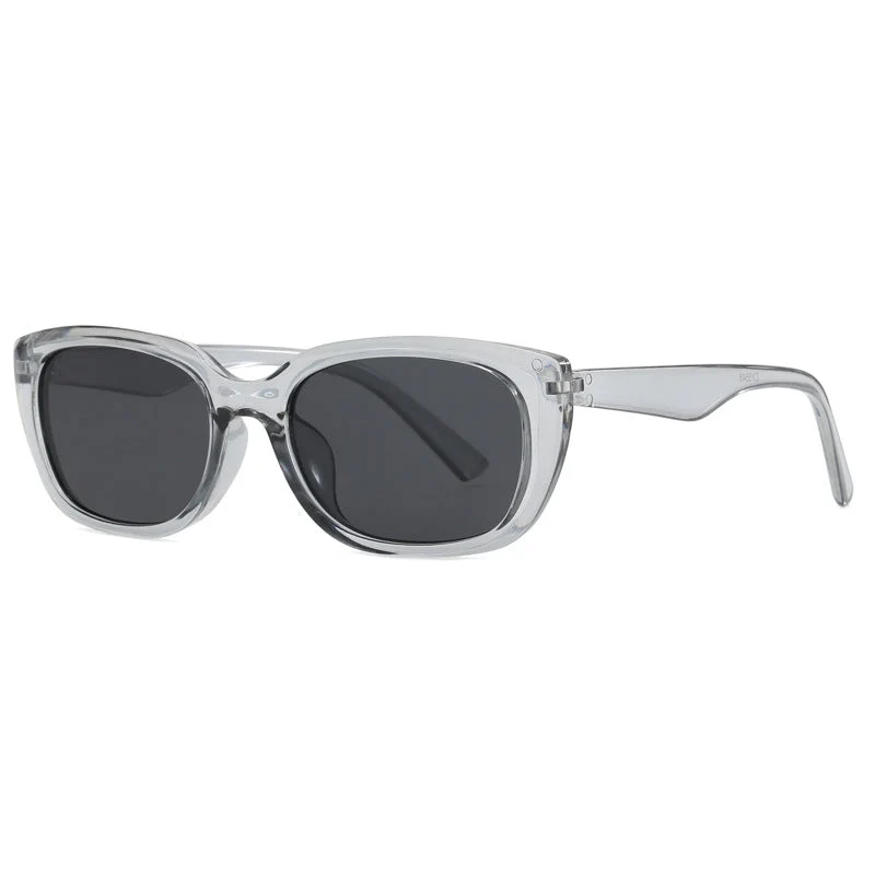 Dame trendy cat-eye solbriller i minimalistisk design Luvikno