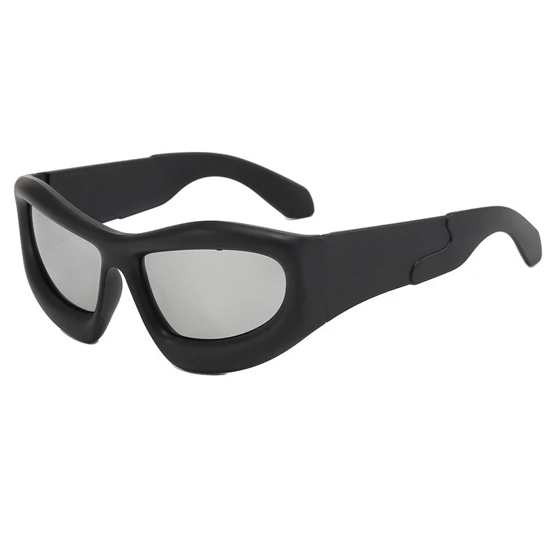 Dame Sportslig Solbrille med robust, geometrisk rammendesign Luvikno