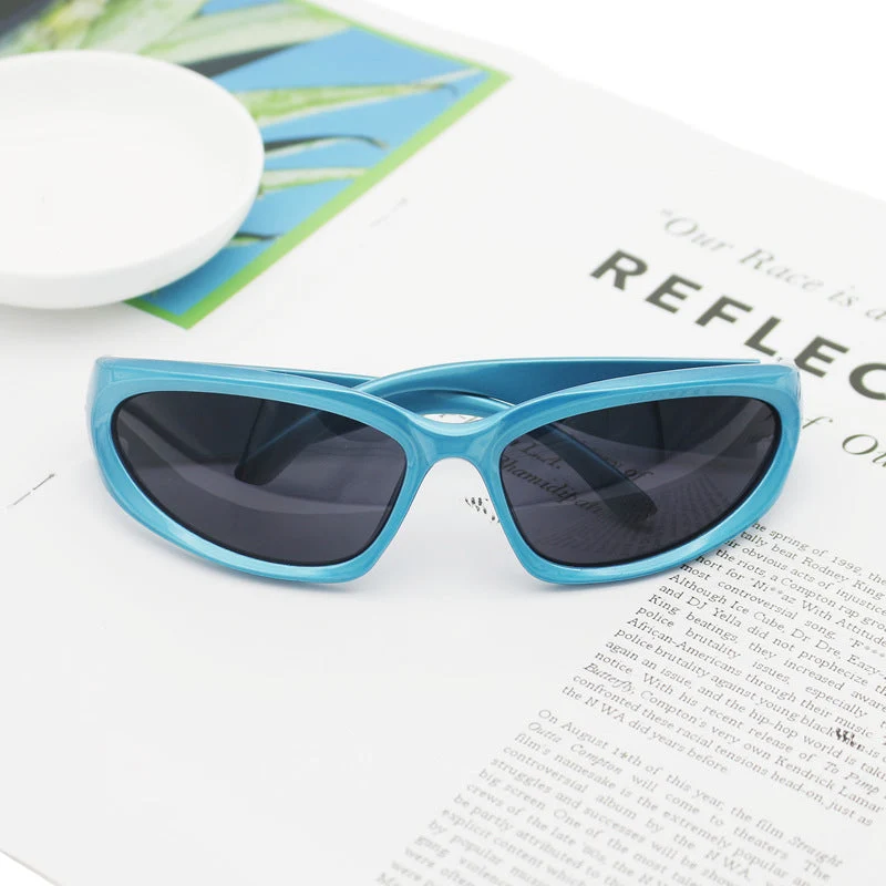 Damer Sporty solbrille med høykvalitets UV-beskyttelsesmateriale Luvikno