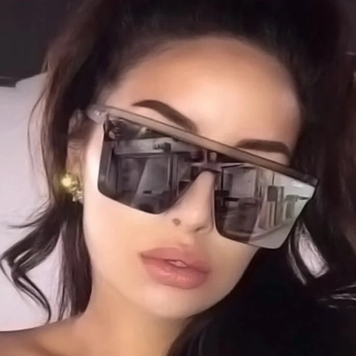 Dame Sporty beskyttelsesbrille i moderne Shield-design Luvikno