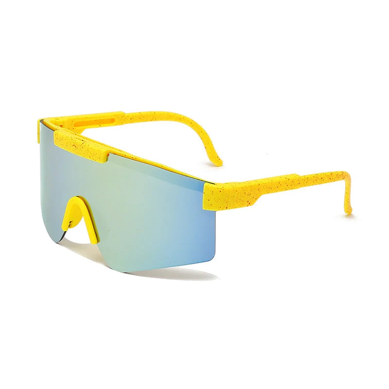 Dame Sport-solbrille med futuristisk design Luvikno