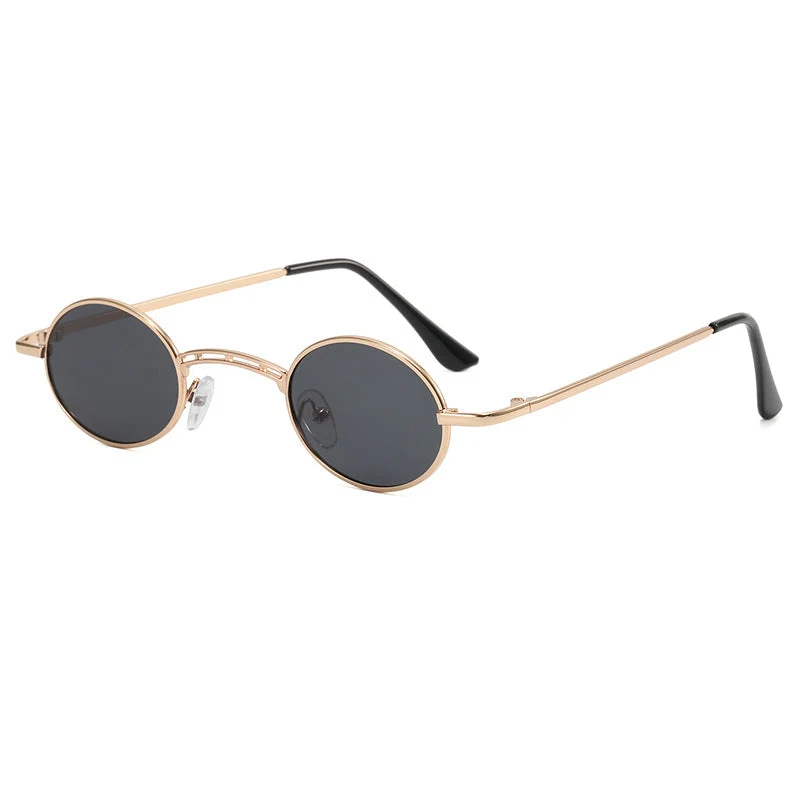 Dame rund fashion solbrille Luvikno