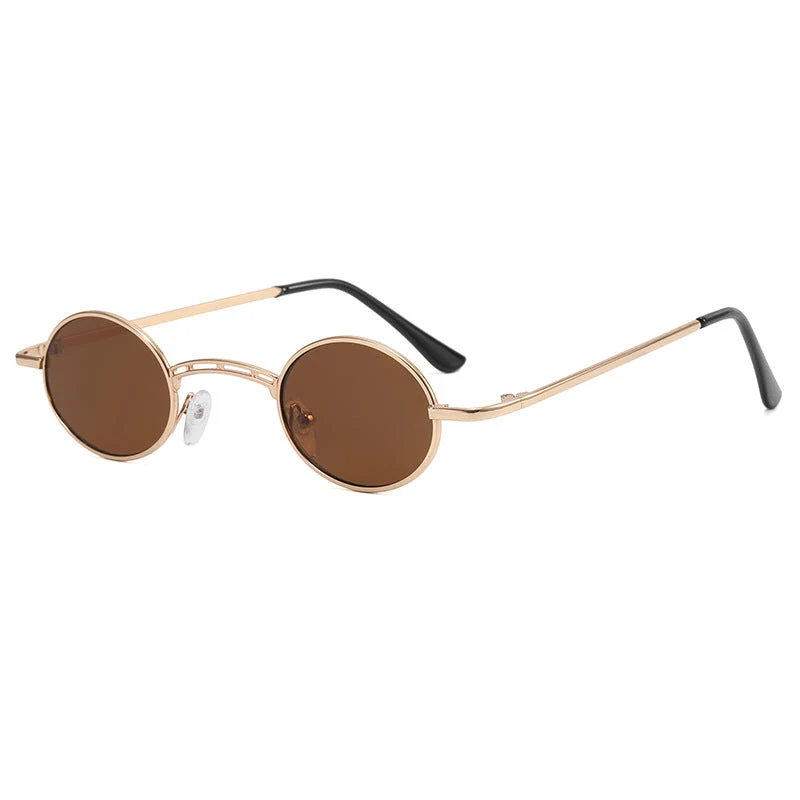 Dame rund fashion solbrille Luvikno