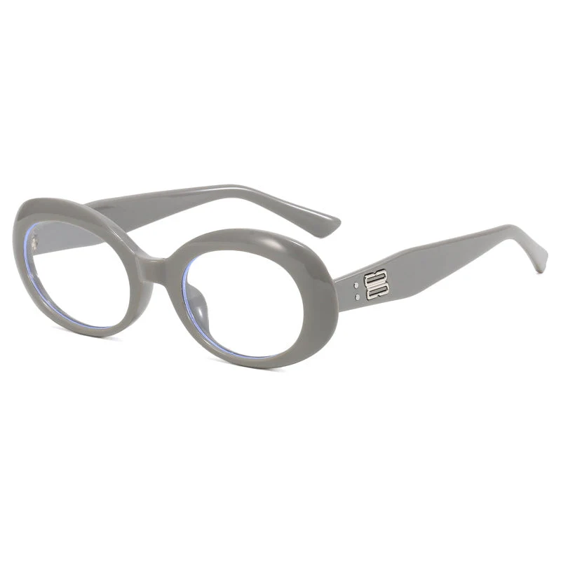 Dame retro-inspirert solbrille med bred ramme Luvikno
