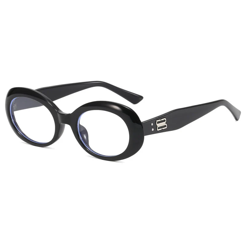 Dame retro-inspirert solbrille med bred ramme Luvikno