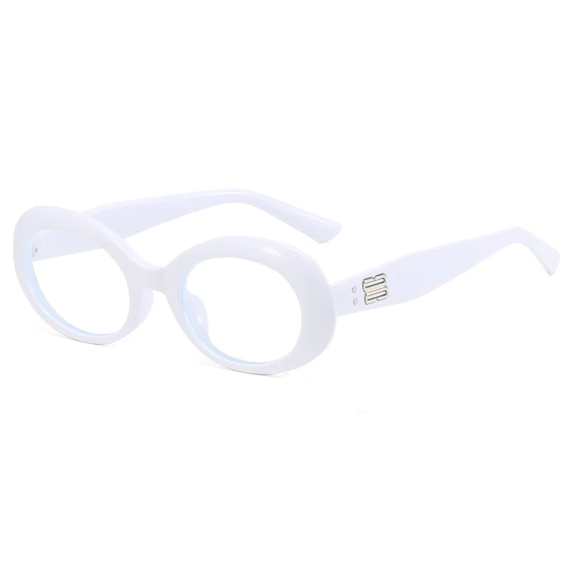 Dame retro-inspirert solbrille med bred ramme Luvikno