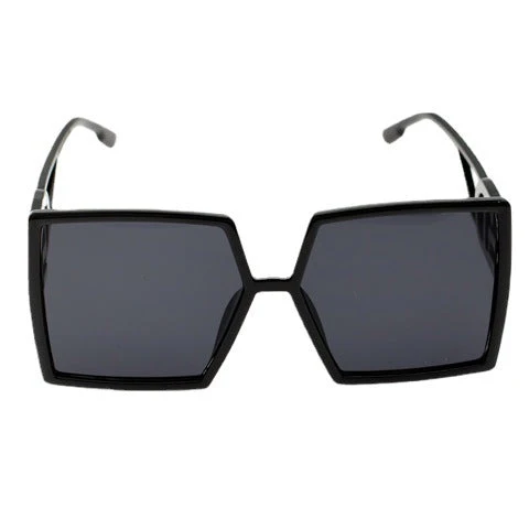 Dame kvadratisk solbrille med luksuriøs ramme Luvikno