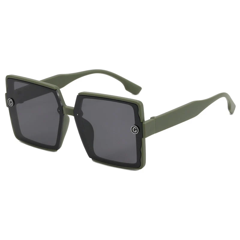 Dame kvadratisk solbrille med moderne design Luvikno