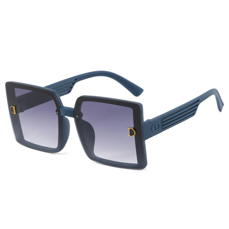 Dame firkantet solbrille med ergonomisk ramme og UV-beskyttelse Luvikno