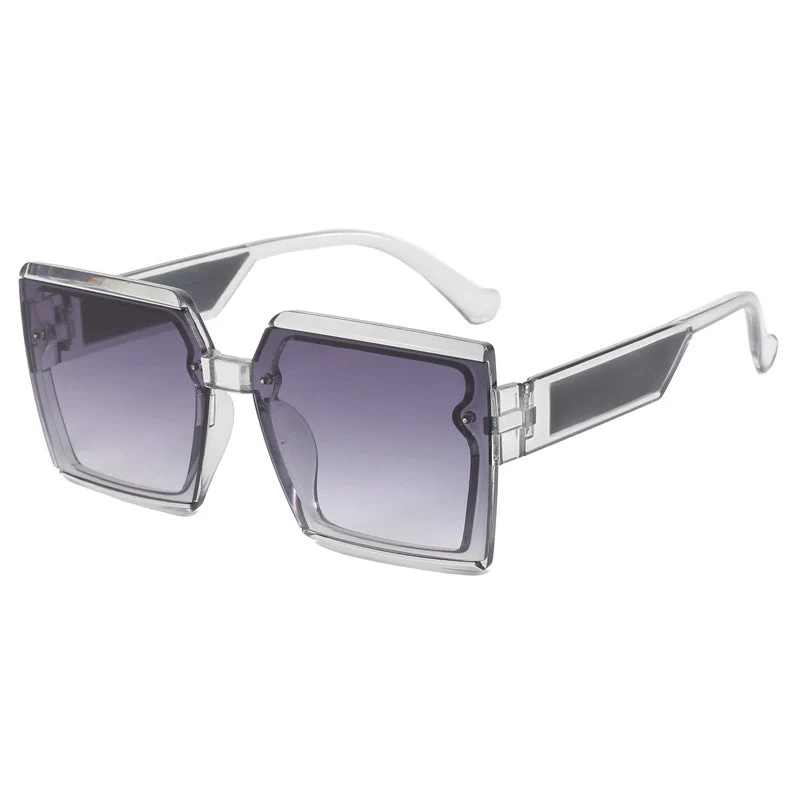 Dame firkantet moderne solbrille Luvikno
