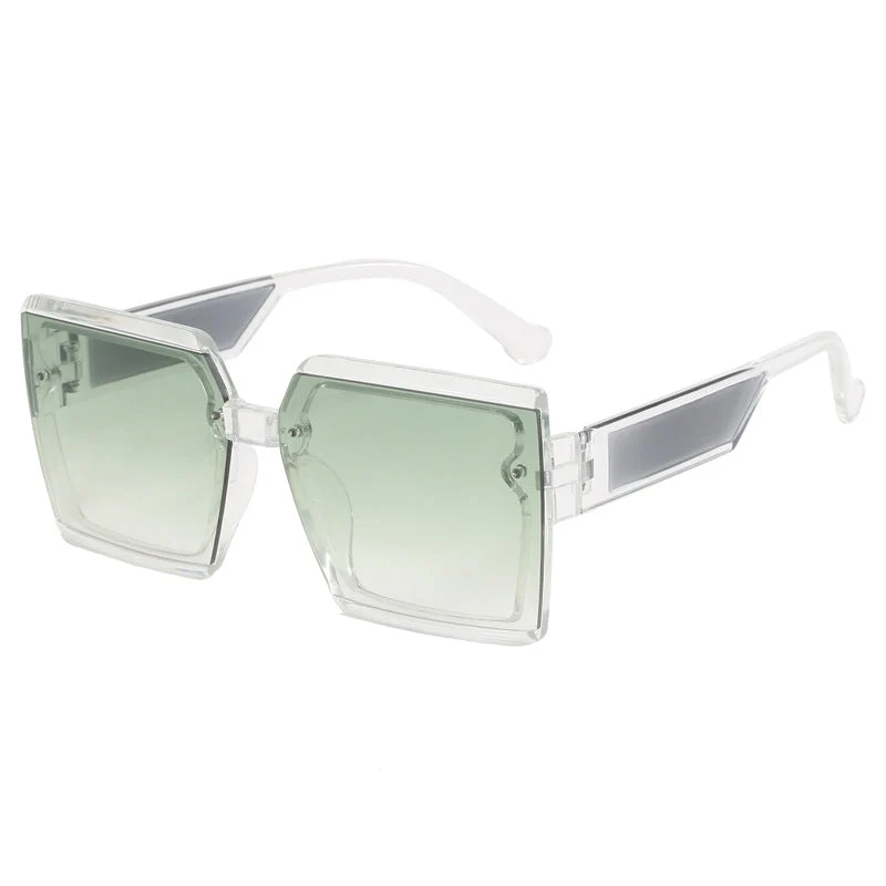 Dame firkantet moderne solbrille Luvikno