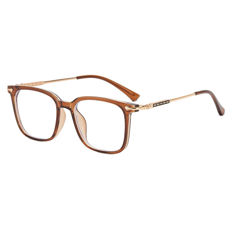 Dame firkantet designerbrille med elegant ramdesign Luvikno