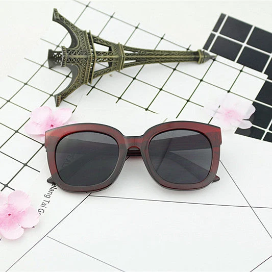 Dame Oversized-solbriller med moderne design og UV-beskyttelse Luvikno