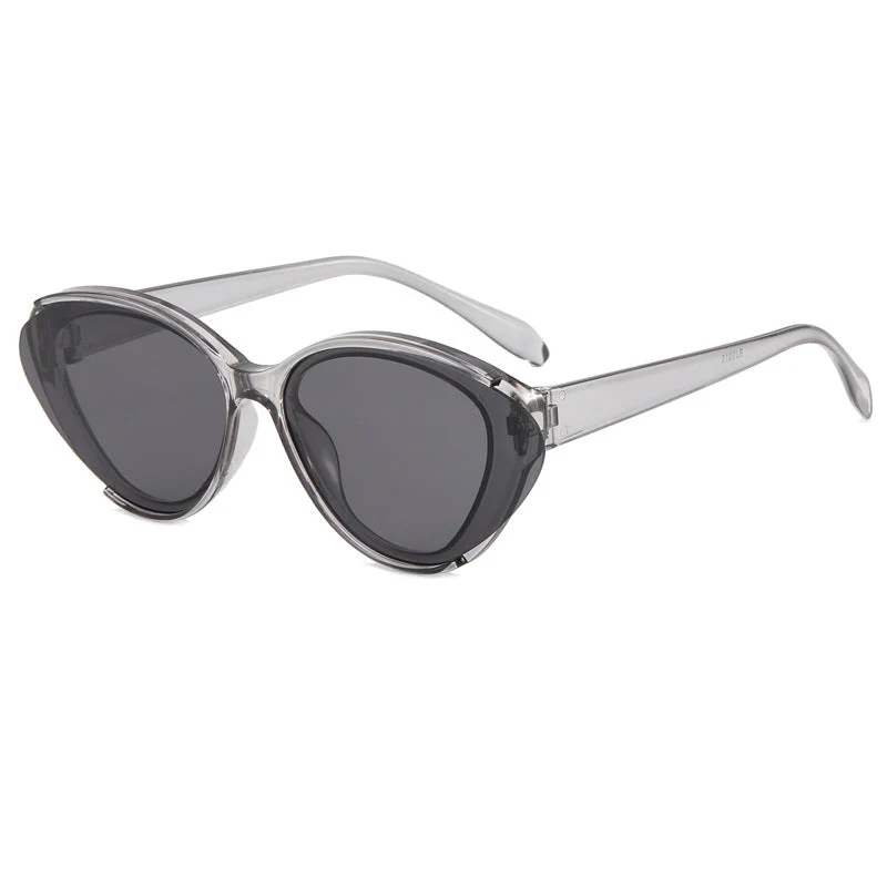 Dame Oversized solbrille med gradient Luvikno