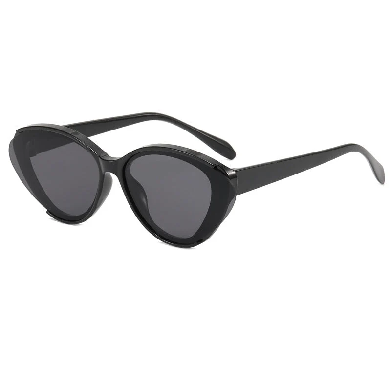 Dame Oversized solbrille med gradient Luvikno